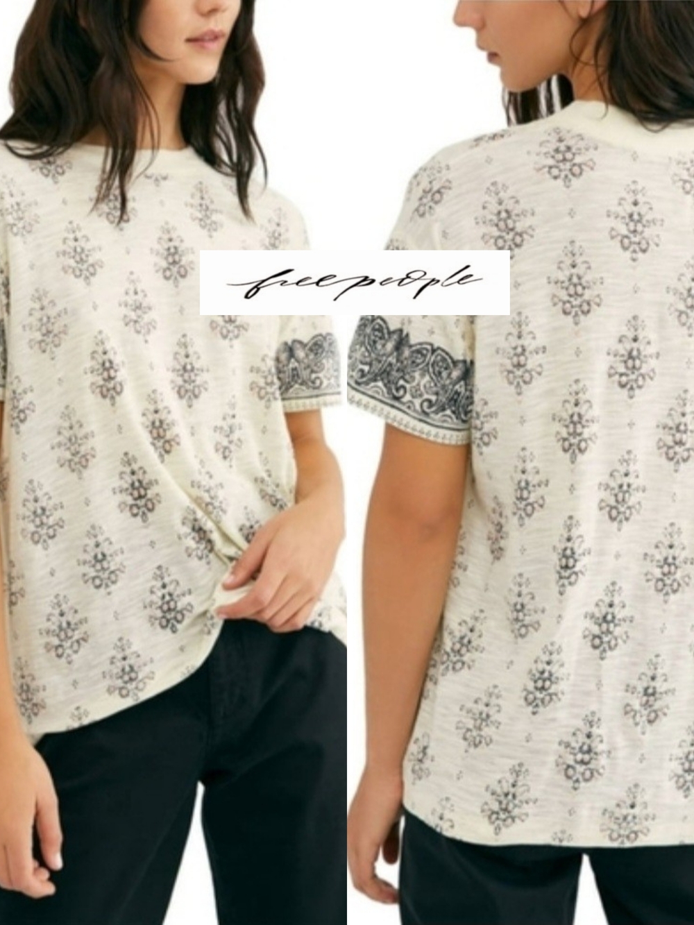 Free People Maybelle Paisley Tee